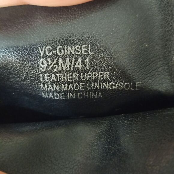 Black Vince Camuto Ginsel Suede Ankle Booties - 9.5 - Picture 4 of 6